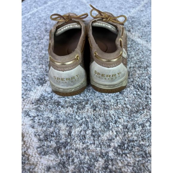 Gold Sperry Topsider Shoes - Womens size 8 - Picture 5 of 5